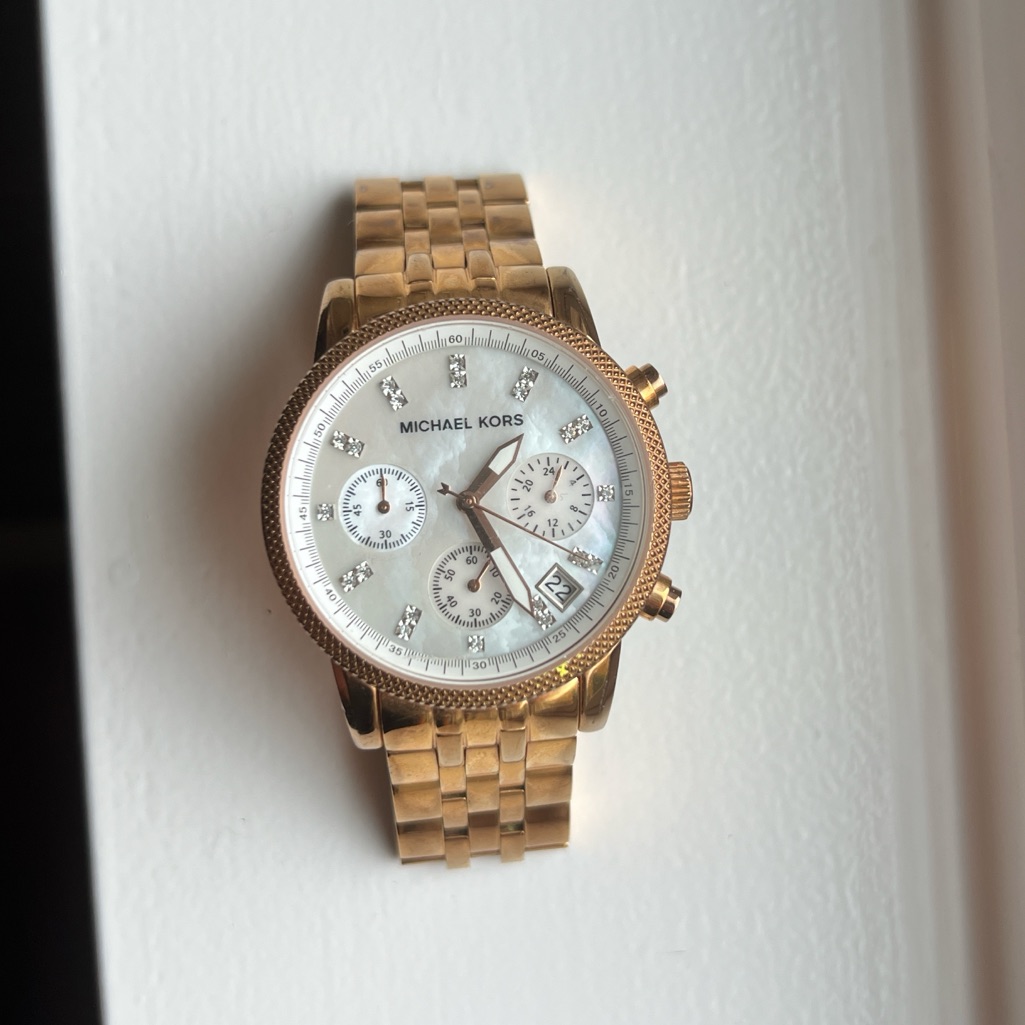 Rose Gold Michael Kors Watch 35$